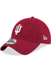 New Era Indiana Hoosiers Core Classic 9TWENTY Adjustable Hat - Crimson