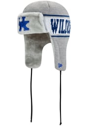 New Era Kentucky Wildcats Grey Trapper Mens Knit Hat