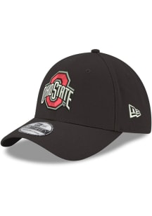 Ohio State Buckeyes New Era Team Classic 39THIRTY Design Flex Hat - Black