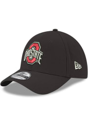 New Era Ohio State Buckeyes Mens Black Team Classic 39THIRTY Flex Hat