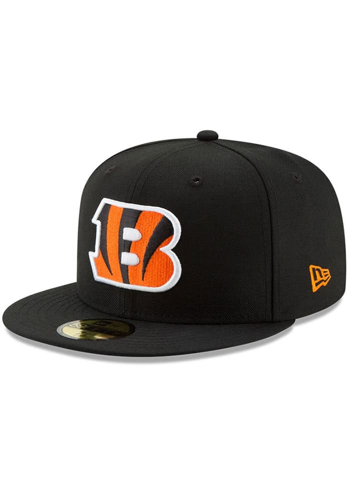 Men's New Era Black Cincinnati Bengals Team Basic 59FIFTY Fitted Hat