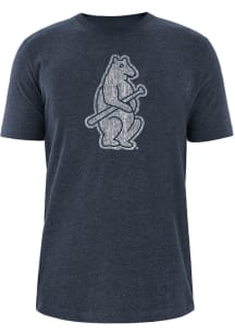 New Era Chicago Cubs Navy Blue BI-BLEND TEE - COOP Short Sleeve T Shirt
