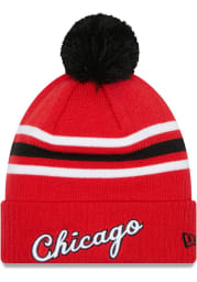 New Era Chicago Bulls Black 2021 City Edition Knit Mens Knit Hat