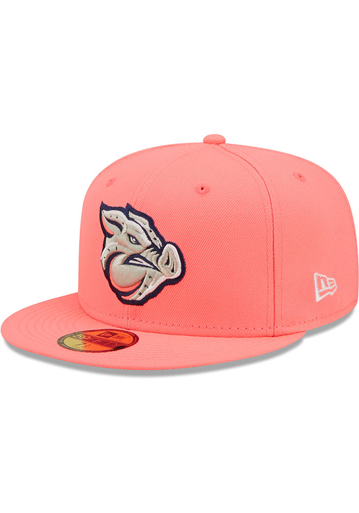 New Era Lehigh Valley Ironpigs Mens Pink 2022 MILB Theme Night 59FIFTY Fitted Hat