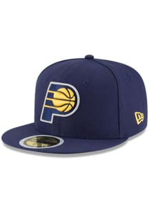 New Era Indiana Pacers Navy Blue JR 59FIFTY Youth Fitted Hat