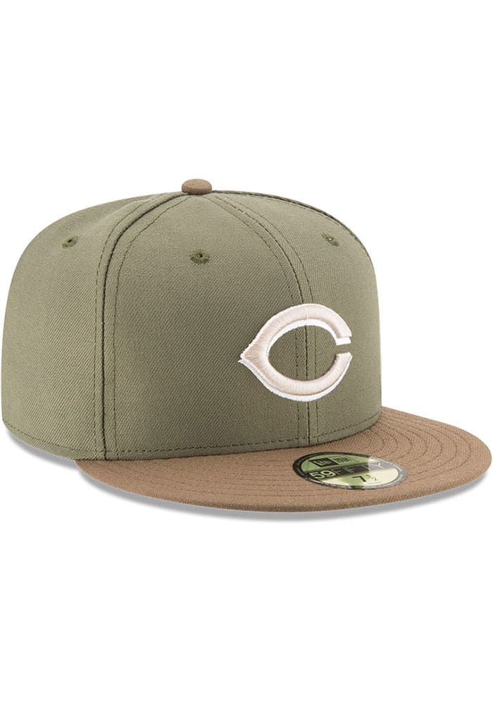 New Era Cincinnati Reds Mens Green Alt 2 2017 59FIFTY Fitted Hat