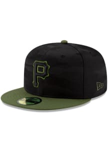 New Era Pittsburgh Pirates Mens Black AC Alt3 2019 59FIFTY Fitted Hat