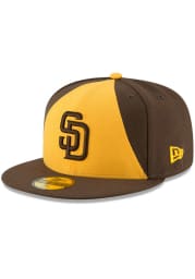 New Era San Diego Padres Mens Brown AC Alt 2017 59FIFTY Fitted Hat