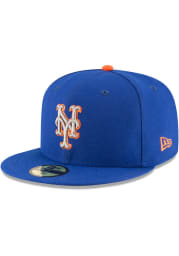 New Era New York Mets Mens Blue AC Alt2 2017 59FIFTY Fitted Hat