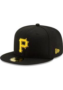 New Era Pittsburgh Pirates Mens Black ACPERF Alt2 2020 59FIFTY Fitted Hat