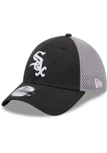 New Era Chicago White Sox Black JR Shadowed 39THIRTY Youth Flex Hat