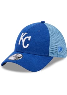 New Era Kansas City Royals Blue JR Shadowed 39THIRTY Youth Flex Hat