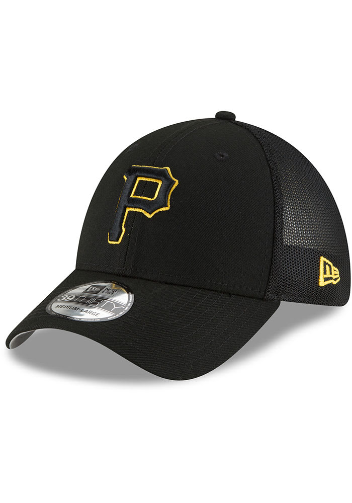 New Era Pittsburgh Pirates Black 2022 JR Batting Practice 39THIRTY Youth Flex Hat