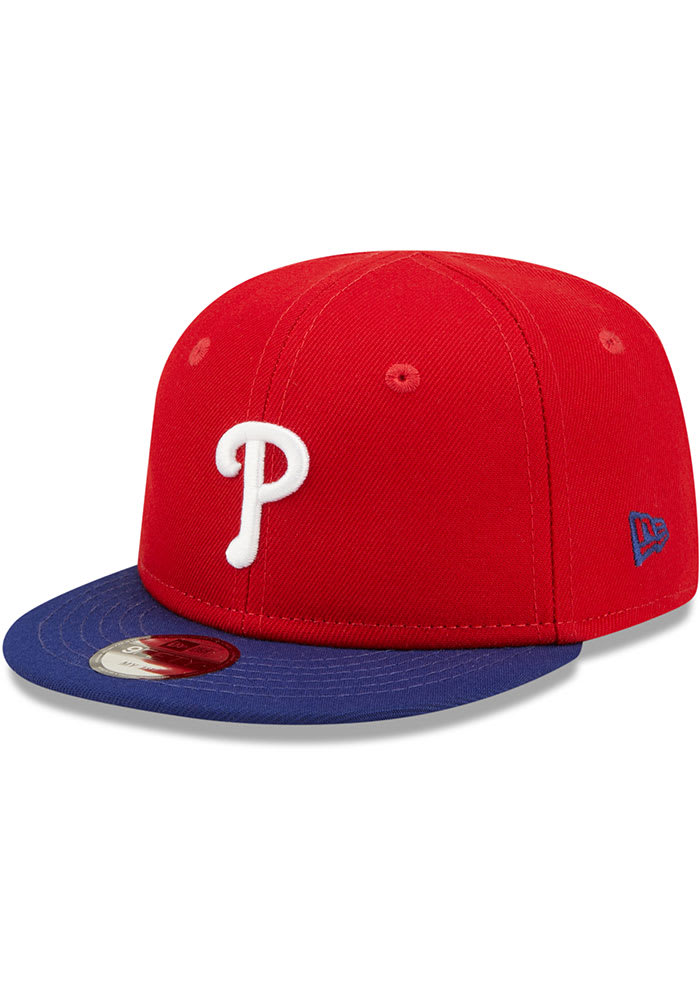 New Era Philadelphia Phillies Baby My First 9FIFTY Adjustable Hat - Red