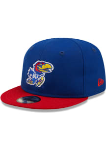 New Era Kansas Jayhawks Baby My First 9FIFTY Adjustable Hat - Blue