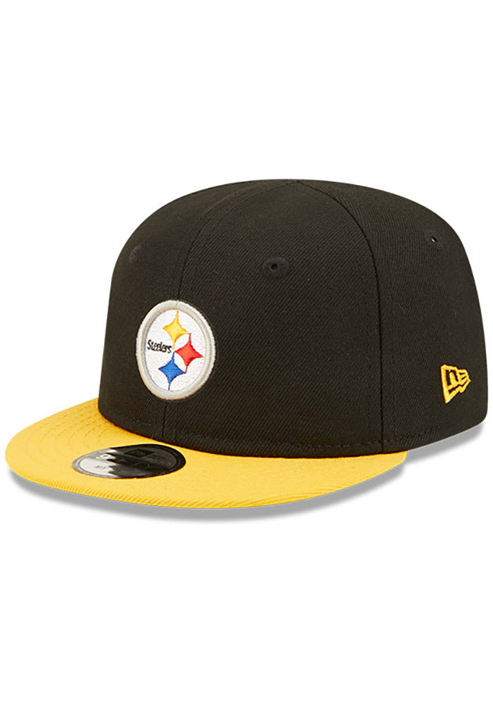New Era Pittsburgh Steelers Baby My First 9FIFTY Adjustable Hat - Black