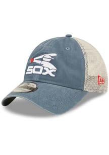 New Era Chicago White Sox Retro Washed 9TWENTY Adjustable Hat - Black
