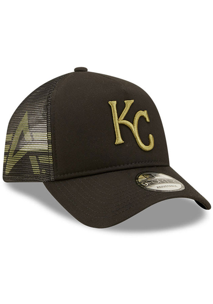 New Era Kansas City Royals Alpha 9FORTY Adjustable Hat - Black