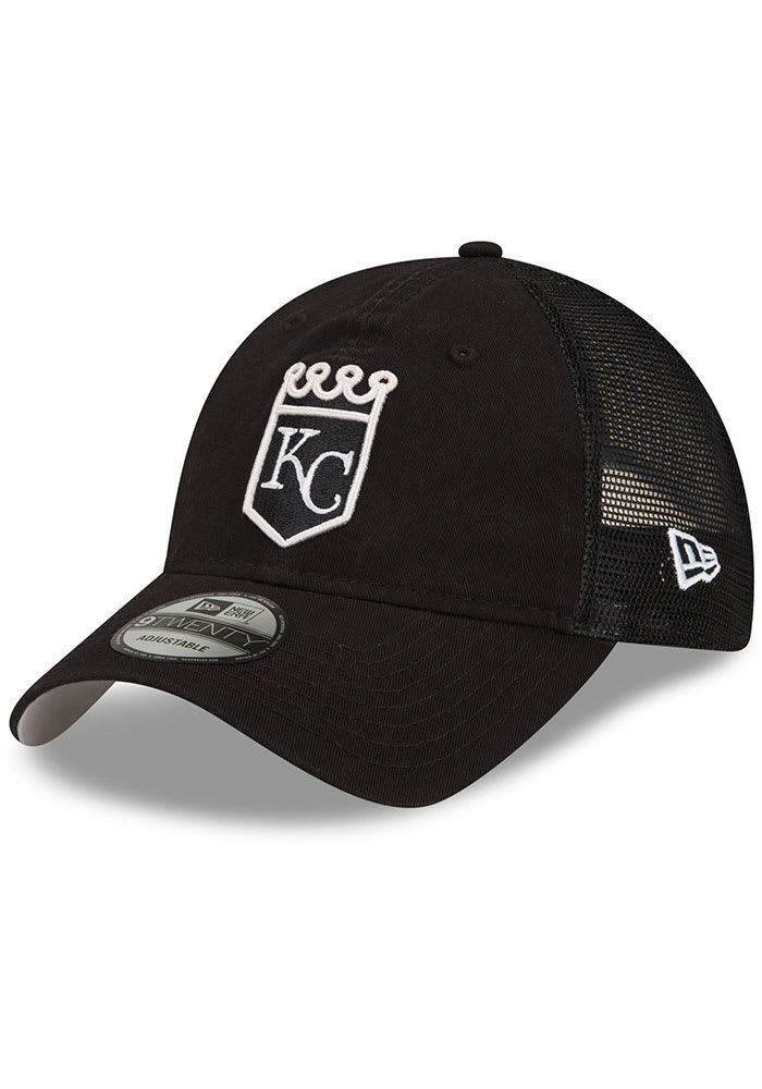 New Era Kansas City Royals 2022 Batting Practice 9TWENTY Adjustable Hat - Black