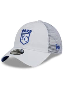 New Era Kansas City Royals 2022 Batting Practice 9TWENTY Adjustable Hat - White