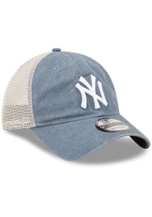 New Era New York Yankees Washed 9TWENTY Adjustable Hat - Navy Blue