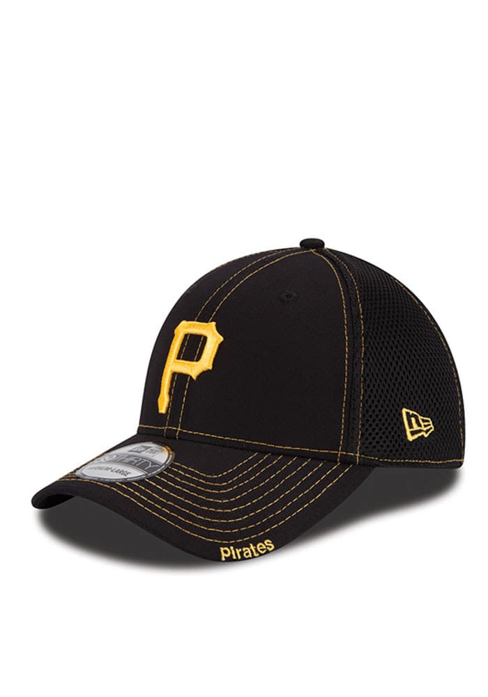 New Era Pittsburgh Pirates Mens Black Neo Flex Hat