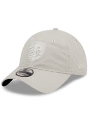 New Era Sporting Kansas City Core Classic 2.0 9TWENTY Adjustable Hat - Silver