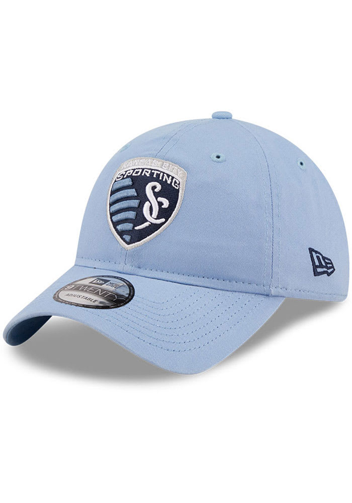 Women's Sporting Kansas City New Era Gray Linen 9TWENTY Adjustable Hat