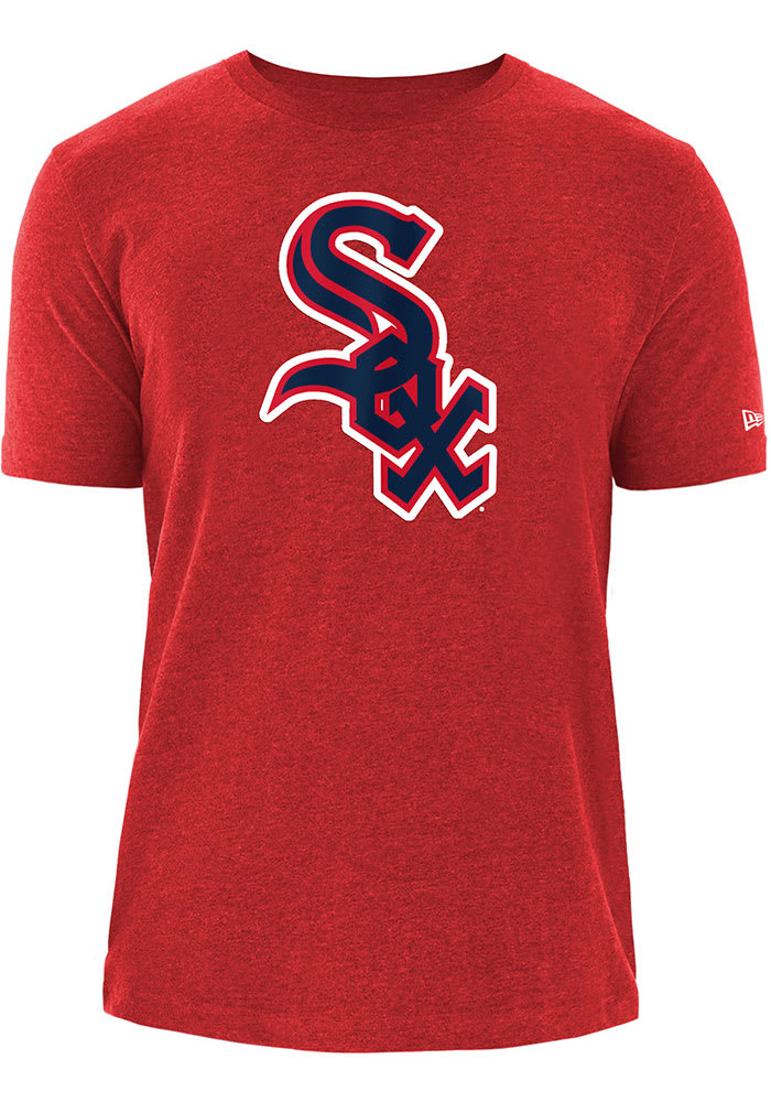 New Era Chicago White Sox Red 4th Of July Bi-Blend Short Sleeve T Shirt