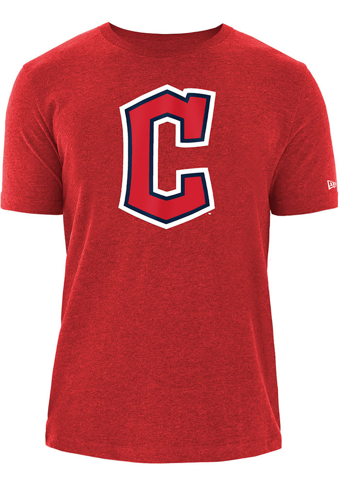 New Era Cleveland Guardians Red 4th Of July Bi-Blend Short Sleeve T Shirt