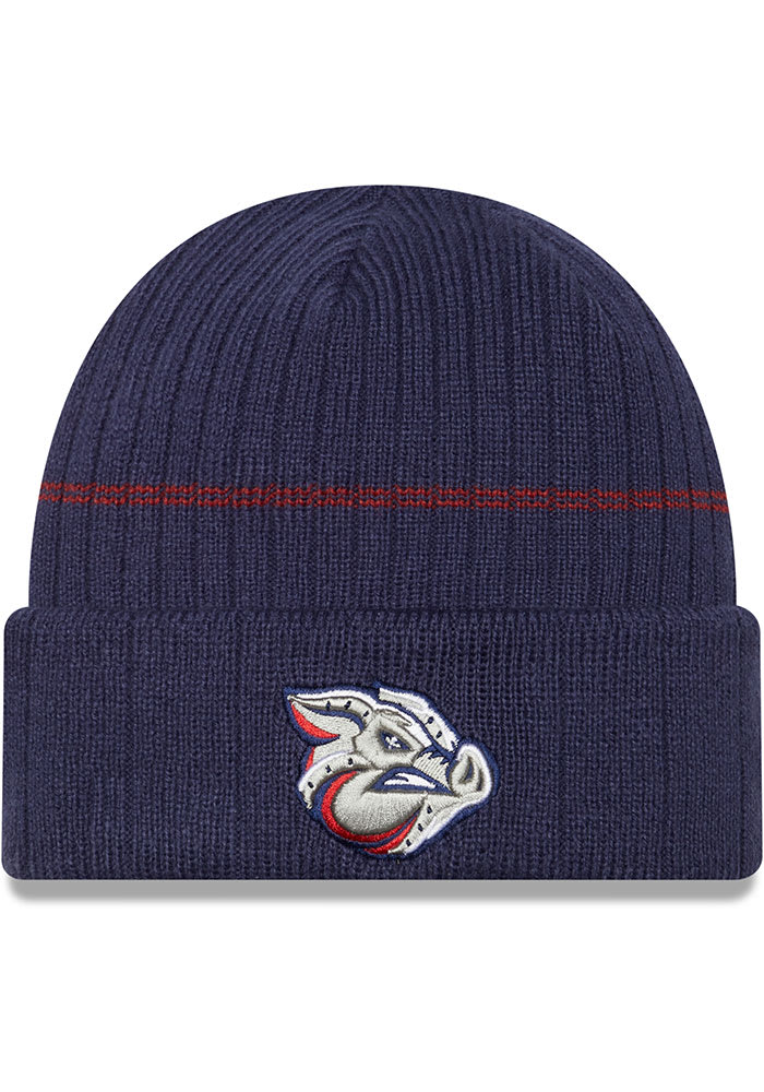 New Era Lehigh Valley Ironpigs Blue MiLB 2022 Authentic Collection Mens Knit Hat