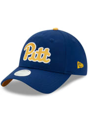 New Era Pitt Panthers Blue Bow Back 9TWENTY Womens Adjustable Hat