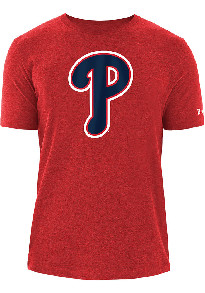 New Era Philadelphia Phillies Red 4th Of July Bi-Blend Short Sleeve T Shirt