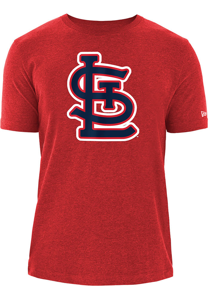New Era St Louis Cardinals Red 4th Of July Bi-Blend Short Sleeve T Shirt