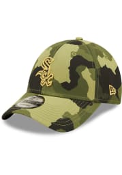 New Era Chicago White Sox 2022 Armed Forces Day 9FORTY Adjustable Hat - Green
