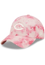 New Era Cincinnati Reds Pink 2022 Mothers Day W 9TWENTY Womens Adjustable Hat