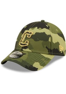 New Era Cleveland Guardians 2022 Armed Forces Day 9FORTY Adjustable Hat - Green