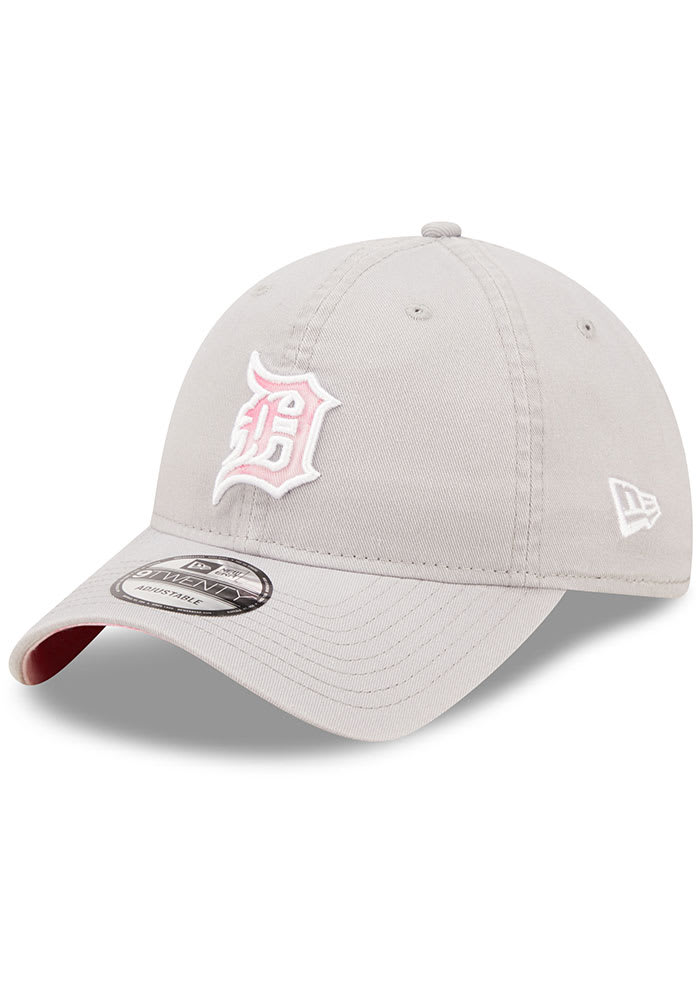 New Era Detroit Tigers 2022 Mothers Day 9TWENTY Adjustable Hat - Grey