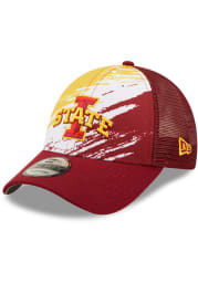 New Era Iowa State Cyclones Marble 9FORTY Adjustable Hat - Red