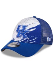 New Era Kentucky Wildcats Marble 9FORTY Adjustable Hat - Blue