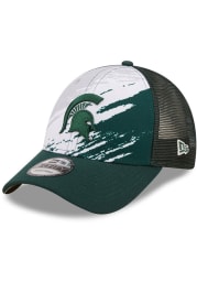 New Era Michigan State Spartans Marble 9FORTY Adjustable Hat - Green