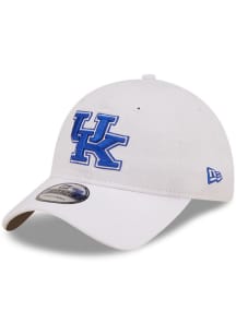 New Era Kentucky Wildcats Core Classic 2.0 9TWENTY Adjustable Hat - White