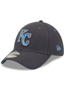 New Era Kansas City Royals Mens Charcoal 2022 Fathers Day 39THIRTY Flex Hat
