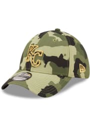 New Era Kansas City Royals Mens Green 2022 Armed Forces Day 39THIRTY Flex Hat