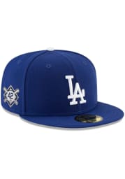 New Era Los Angeles Dodgers Mens Blue Jackie Robinson Day 59FIFTY Fitted Hat