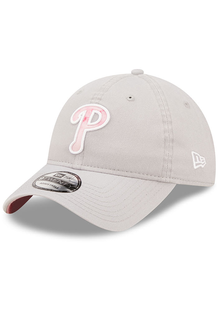 New Era Philadelphia Phillies 2022 Mothers Day 9TWENTY Adjustable Hat - Grey