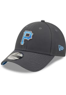 New Era Pittsburgh Pirates 2022 Fathers Day 9FORTY Adjustable Hat - Charcoal