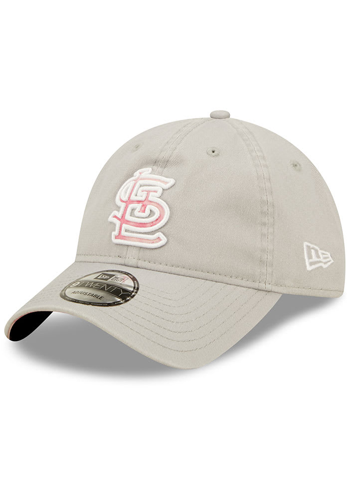 New Era St Louis Cardinals 2022 Mothers Day 9TWENTY Adjustable Hat - Grey