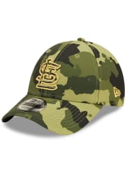 New Era St Louis Cardinals 2022 Armed Forces Day 9FORTY Adjustable Hat - Green