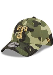 New Era Texas Rangers Mens Green 2022 Armed Forces Day 39THIRTY Flex Hat